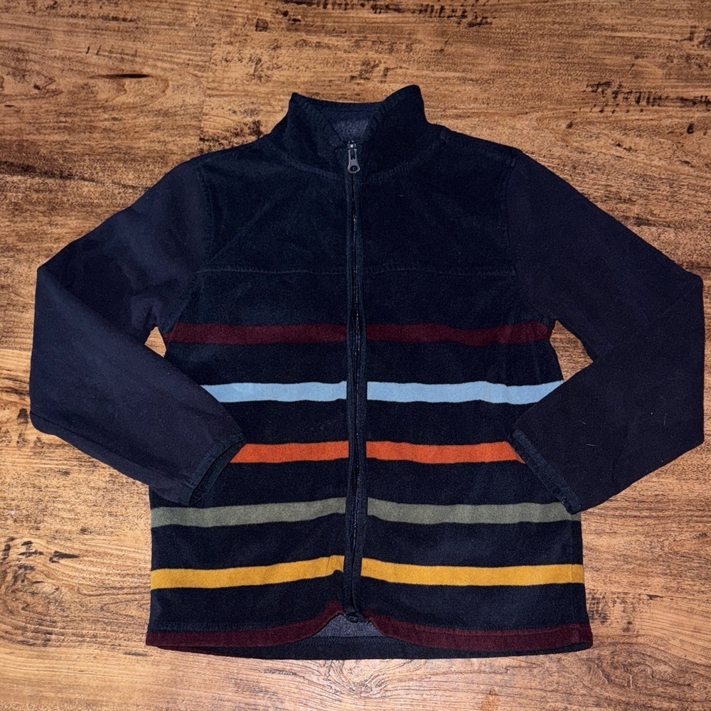 OshKosh B'gosh Navy Zip-Up Fleece